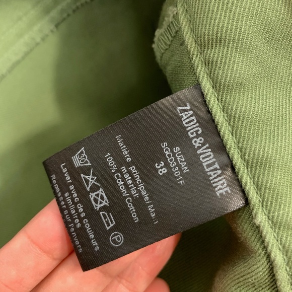 ZADIG & VOLTAIRE Suzan 2.5" Button-Fly Mini Shorts - Picture 5 of 6